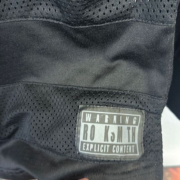 Rocksmith Shinobi Men's Black Japanese Graphic Jersey Pullover Hoodie Size M - Picture 3 of 10